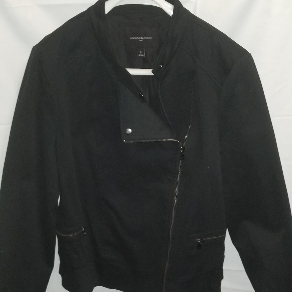 Banana Republic asymmetrical Moto Jacket, NWOT, L